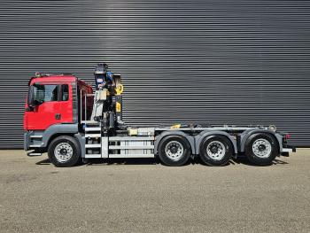 MAN TGS 35.430 8x4-4 BL / HAAKARM + Z KRAAN / CRANE